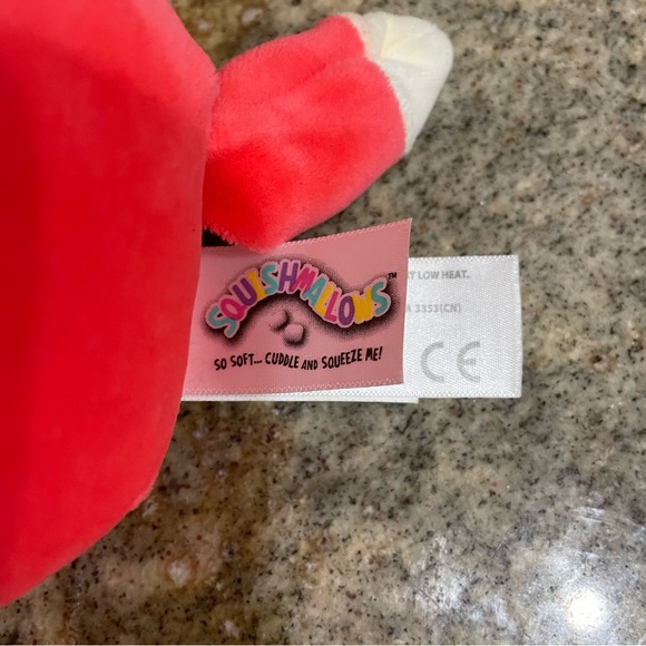 Squishmallow FIFI the Fox Coral Pink  Retired Mini  2017 - Picture 7 of 10